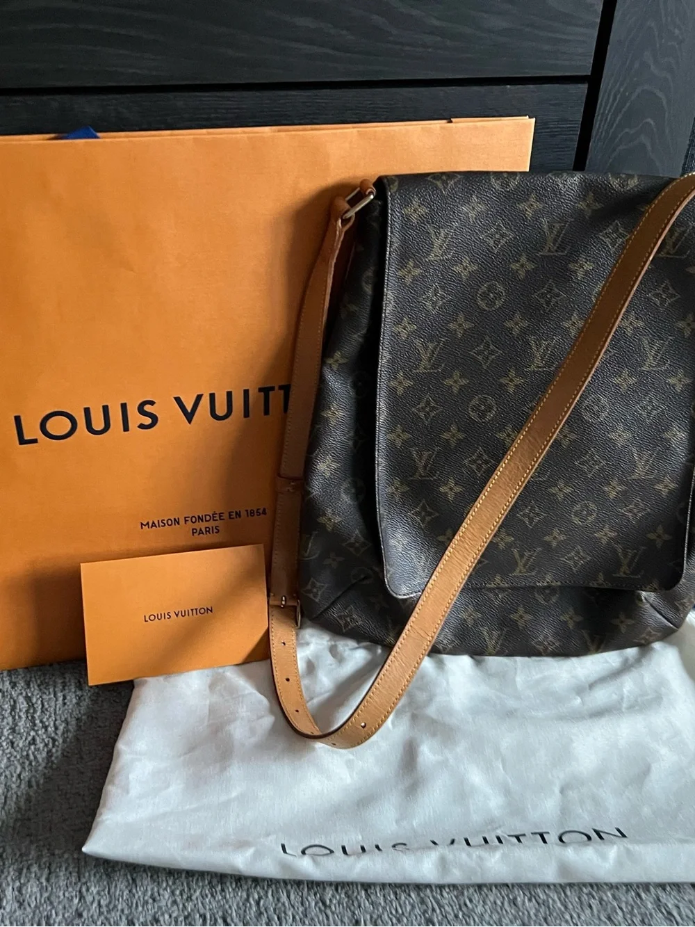 Louis Vuitton Monogram Messenger Bag new